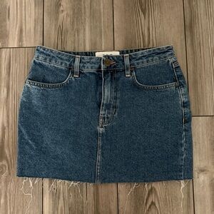 BDG Blue Denim Mini Skirt